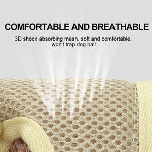 Features mesh that is soft, comfortable and won't trap your dog's hair.