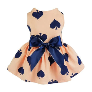 A gambler's delight, you won't manage to keep a poker face with your little darling touting this gorgeous Spades Dog Party Dress.