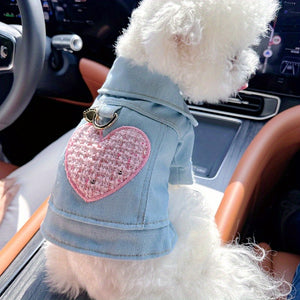 True Love Denim Dog Jacket