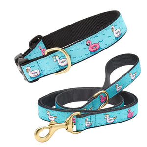 Up Country Floaties Dog Collar & Leash Matching Set
