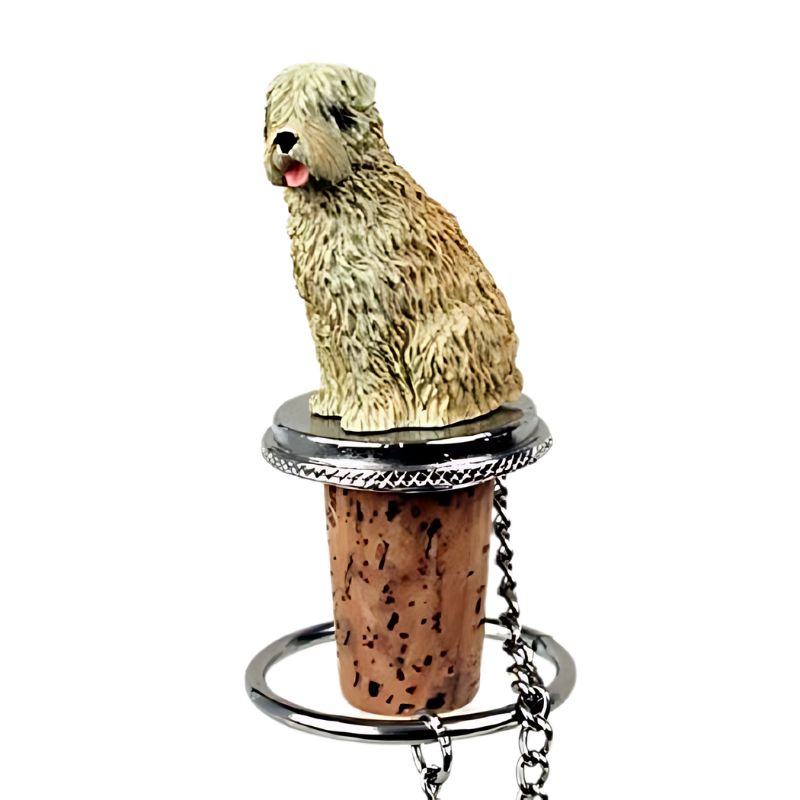 Wheaten Terrier Wine Bottle Stopper