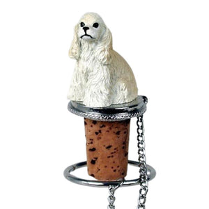 Blonde Cocker Spaniel Bottle Stopper