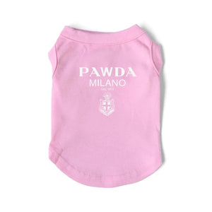 Pink Pawda Dog T-shirt