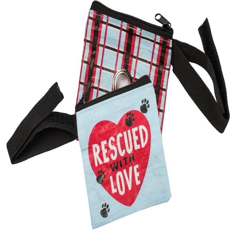"Rescued With Love" Pet Waste Bag Pouch