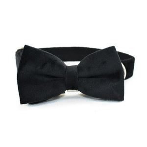 Bow ties are detachable and washable.