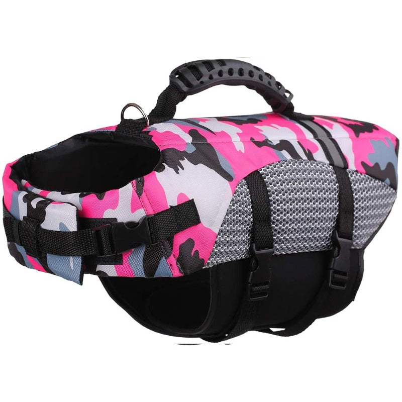 Camo Dog Life Jacket Vest Swimming Poshdoglife Posh Dog Life