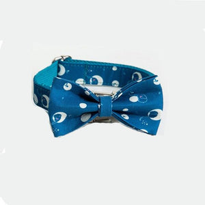 Bow ties are detachable and washable.