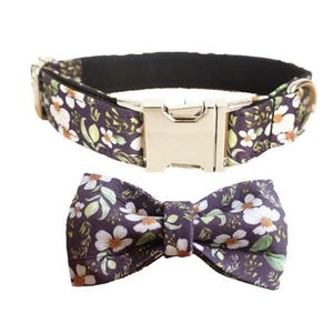 Bow ties are detachable and collars can be personalized free.