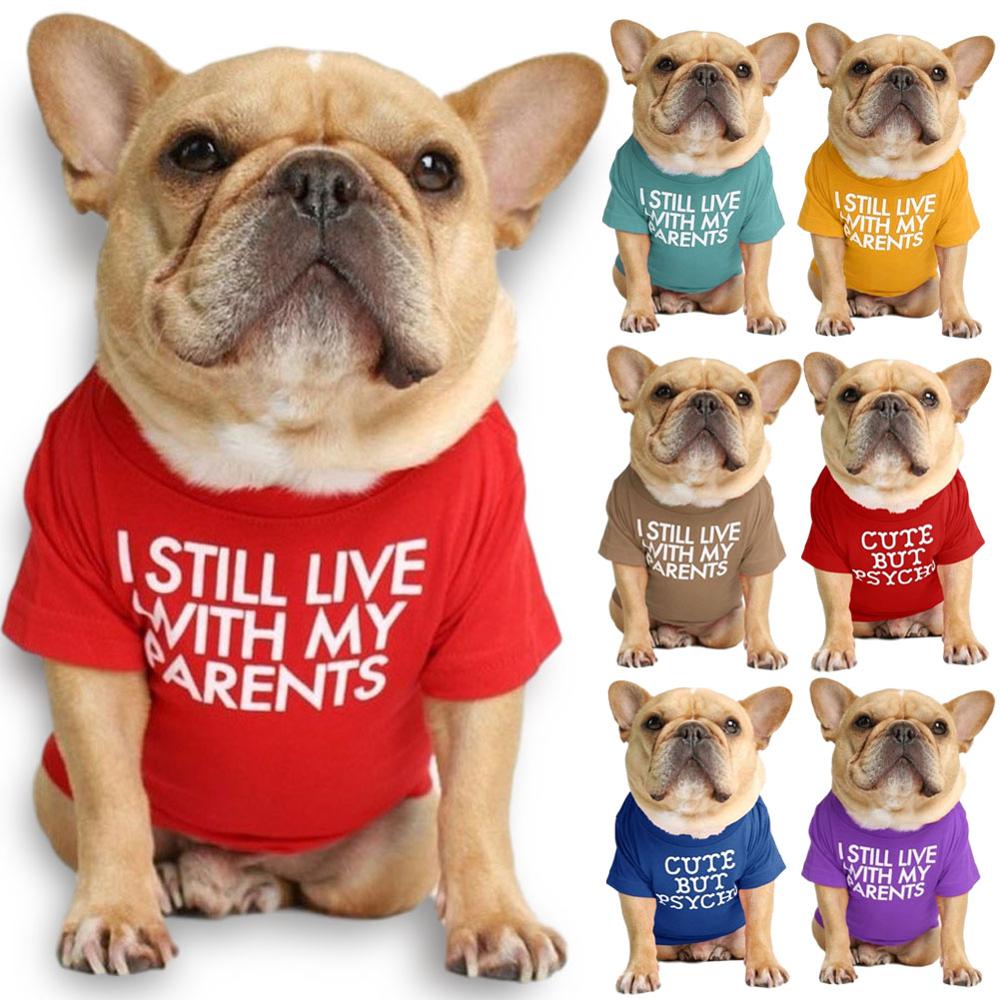 "I Still Live With My Parents" Dog T-Shirt