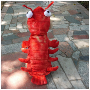 Halloween Lobster Dogs Costume fits small, medium and large dogs