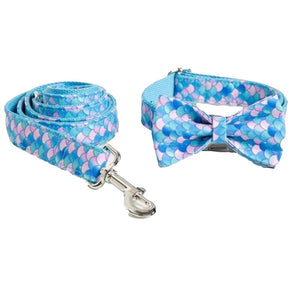 Our luxurious Mermaid Bow Tie Dog Collar & Leash Sets are best sellers.