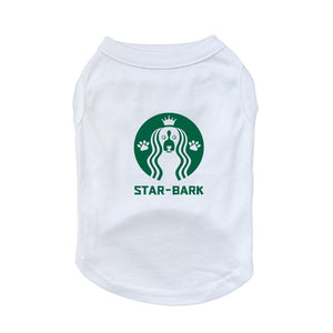 Starbucks-Inspired "Star-Bark" Dog T-Shirt