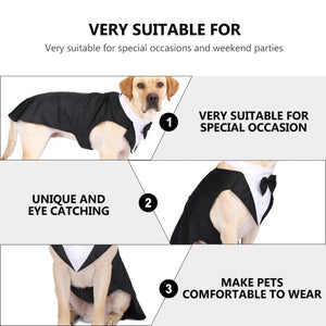 Classic Dog Tuxedo is suitable for special occassions and weekend parties.