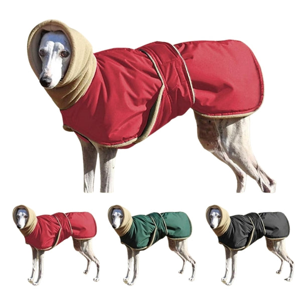 Winter Verdikte Warme Hondenjas Kleding Whippet Greyhound Labrador Herderjas Jas Fleece Gevoerde Hondenjas Buiten Winddicht Waterdicht Verdikte Warme Hondenjas Kleding,Zwart,XL Winter Verdikte Warme Hondenjas Kleding Whippet Greyhound Labrador Herderjas Jas Fleece Gevoerde Hondenjas Buiten Winddicht Waterdicht Verdikte Warme Hondenjas Kleding,Zwart,XL