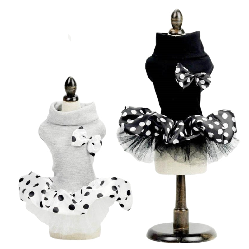 Your pup will look darling in this Polka Dot Tutu Dog Dress, perfect for any celebration.