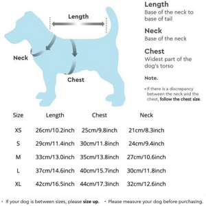 When measuring using this chart, allow for an extra  ¾ inch-1¼ inch (2cm-3cm) for some wiggle room.