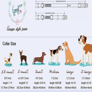 Please measure your dog against this size chart, allowing for an extra 2 cm for comfort.
