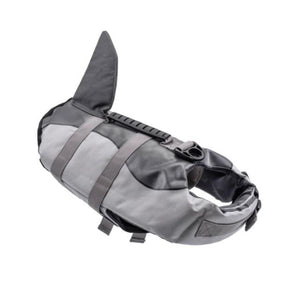 Dog life jackets come with durable handle and D-ring.