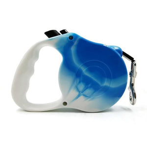 Blue Tie-Dye 3M/5M Retractable Dog Leash