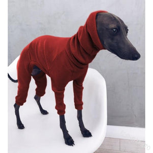 Long-Sleeved Turtleneck Dog Sweater