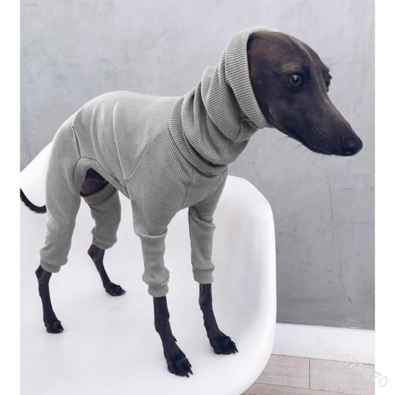 Long-Sleeved Turtleneck Dog Sweater