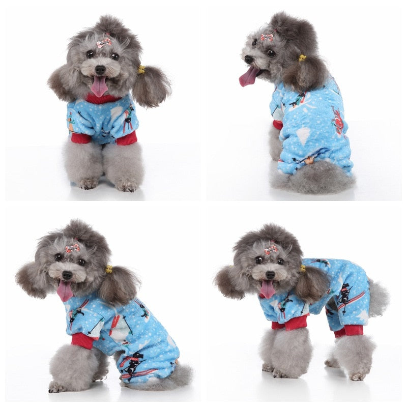 Cozy and warm, these dog-patterned PJs are what doggy dreams are made of.