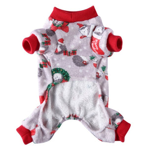 These onesie dog PJs are made of breathable, skin-friendly polyester fabric.