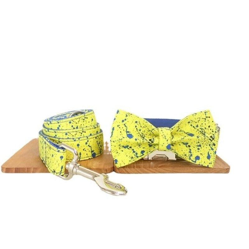 Our creative Artist Bow Tie Dog Collar & Leash Sets is a best seller.