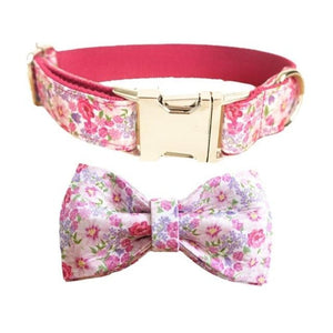 Bow ties are detachable and collars can be personalized free.