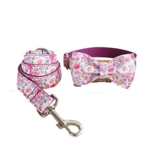 Our Spring Flowers Bow Tie Dog Collar & Leash Sets are best sellers.