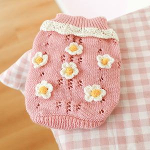 For those girly girls, this cheerful Blossoming Floral Dog Sweater is set to brighten things up this winter. 