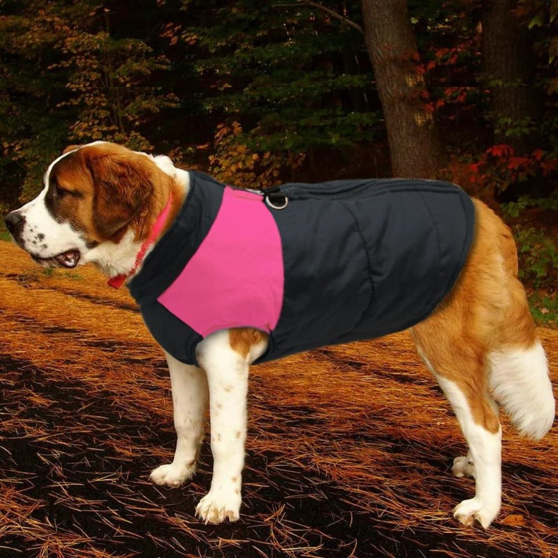 Waterproof Big Dog Vest Jacket Winter Warm Pet Dog Clothes For