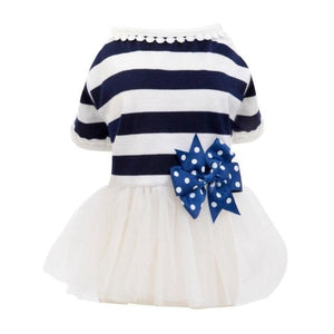 This Summer Stripes Dog Dress is perfect for everyday outings, beach days and boating.